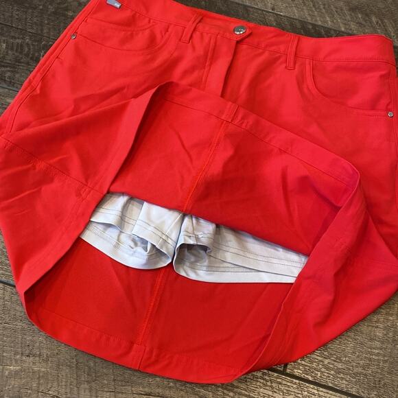 NWT Nivo Women's Marika Skort Tomato Red Size 6 - Picture 8 of 15